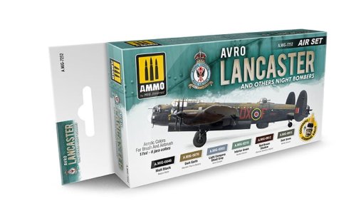 Przejdź do produktu Ammo Mig 7252 - Zestaw farb Avro Lancaster and Others Night Bombers