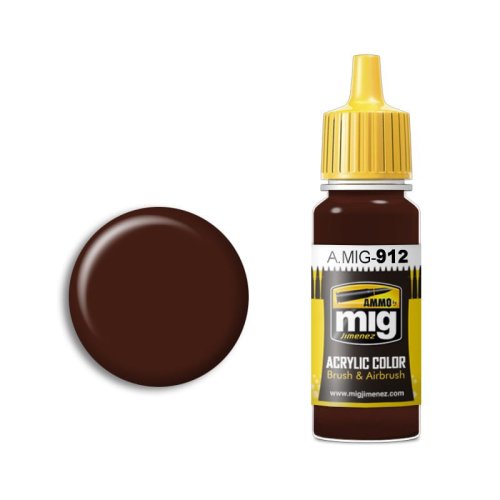 Przejdź do produktu Ammo Mig 912 - Farba akrylowa Red Brown Shadow 17 ml