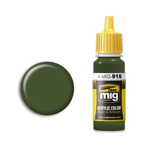 Przejdź do produktu Ammo Mig 915 - Farba akrylowa Dark Green 17 ml
