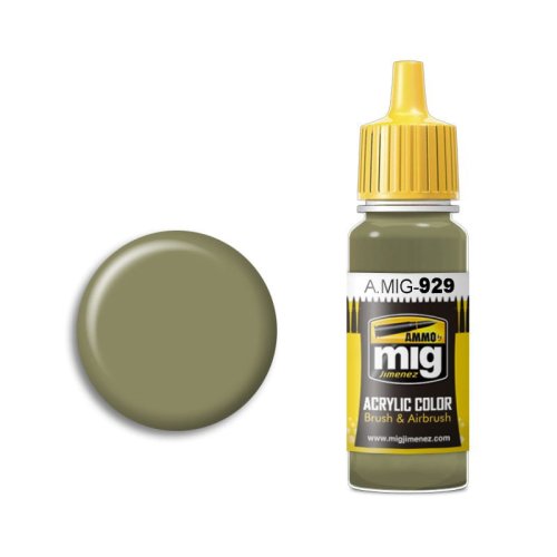 Przejdź do produktu Ammo Mig 929 - Farba akrylowa Olive Drab Shine 17 ml