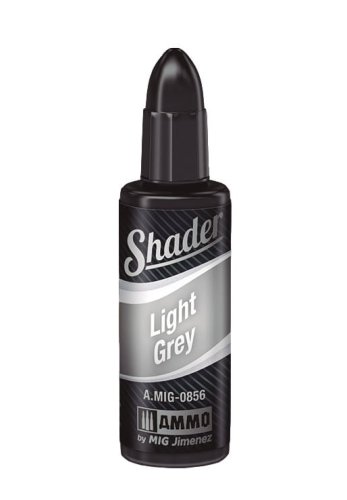 Przejdź do produktu Ammo Mig 0856 - Light Grey Shader - farba do cieniowania 10 ml