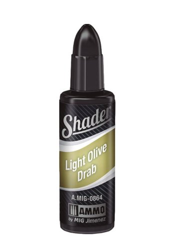 Przejdź do produktu Ammo Mig 0864 - Light Olive Drab Shader - farba do cieniowania 10 ml