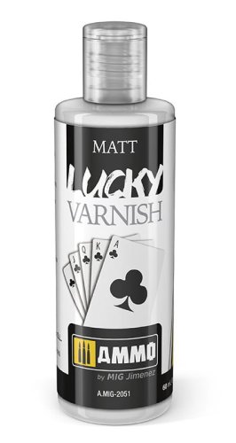 Przejdź do produktu AMMO MIG 2051 - Lucky Varnish Matt - Lakier bezbarwny matowy 60 ml