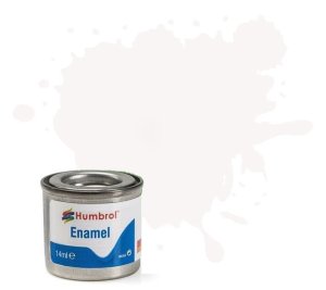 Humbrol AA0240 - Farba olejna 22 White Gloss 14 ml