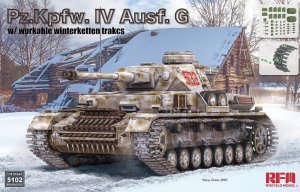 Rye Field Model 5102 - 1:35 Pz.Kpfw.IV Ausf.G w/ Winterketten tracks