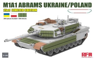 Rye Field Model 5106 - 1:35 M1A1 Abrams Ukraine / Poland 2in1 Limited Edition