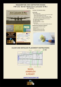 1 Man Army 32DET042 - 1:32 Avro Lancaster B Mk I - Border