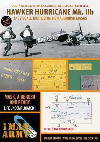 Przejdź do produktu 1 Man Army 32DET037 - 1:32 Hawker Hurricane Mk IIb - Revell