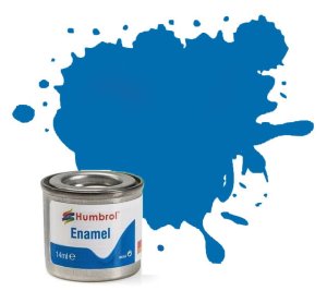 Humbrol AA0566 - Farba olejna 52 Baltic Blue Metallic 14 ml