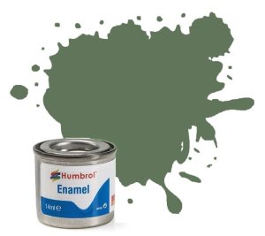 Humbrol AA0881 - Farba olejna 80 Grass Green Matt 14 ml