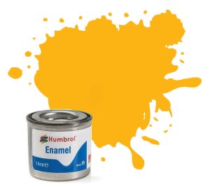 Humbrol AA1674 - Farba olejna 154 Insignia Yellow Matt 14 ml