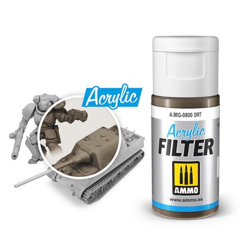 Przejdź do produktu Ammo Mig 0800 - Filtr akrylowy Dirt 15 ml