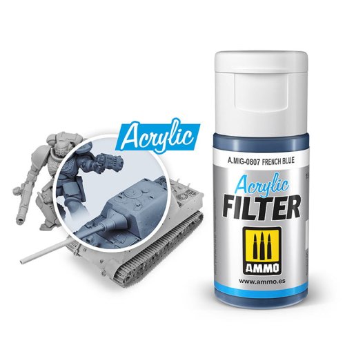 Przejdź do produktu Ammo Mig 0807 - Filtr akrylowy French Blue 15 ml