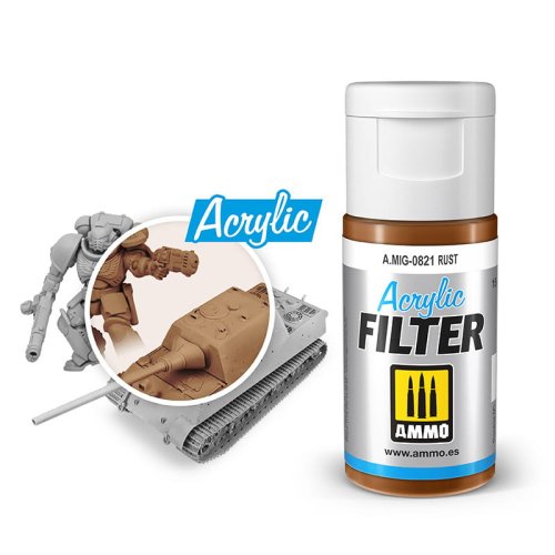 Przejdź do produktu Ammo Mig 0821 - Filtr akrylowy Rust 15 ml