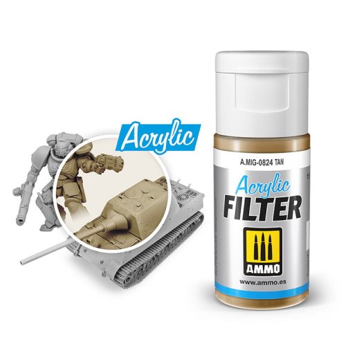Przejdź do produktu Ammo Mig 0824 - Filtr akrylowy Tan 15 ml