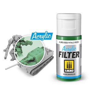 Ammo Mig 0826 - Filtr akrylowy Phthalo Green 15 ml