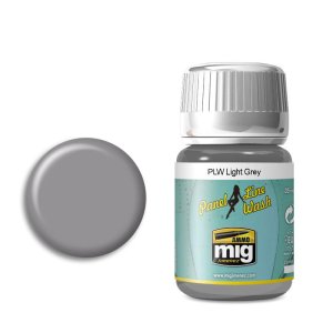 AMMO MIG 1600 - Panel Line Wash - Light Grey