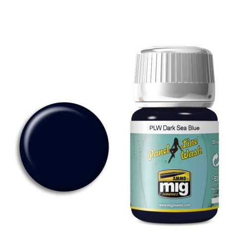 Przejdź do produktu AMMO MIG 1603 - Panel Line Wash - Dark Sea Blue