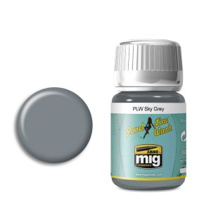AMMO MIG 1607 - Panel Line Wash - Sky Grey