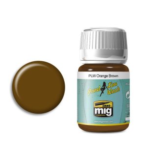 AMMO MIG 1616 - Panel Line Wash - Orange Brown