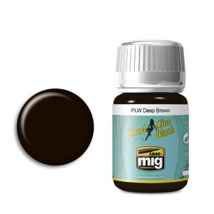 AMMO MIG 1618 - Panel Line Wash - Deep Brown