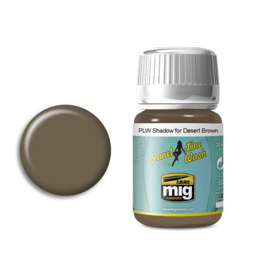 Przejdź do produktu AMMO MIG 1621 - Panel Line Wash - Shadow for Desert Brown
