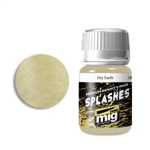 AMMO MIG 1750 - Medium Density Mud Splashes - Dry Earth