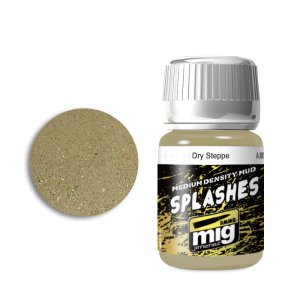 AMMO MIG 1751 - Medium Density Mud Splashes - Dry Steppe