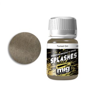 AMMO MIG 1753 - Medium Density Mud Splashes - Turned Dirt