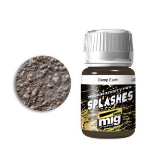 AMMO MIG 1754 - Medium Density Mud Splashes - Damp Earth