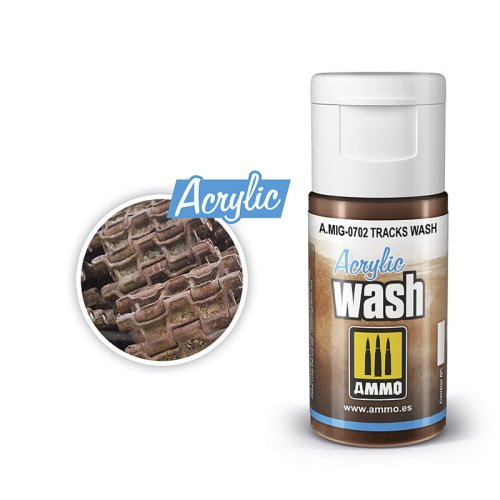 Przejdź do produktu Ammo Mig 0702 - Wash akrylowy Tracks 15 ml