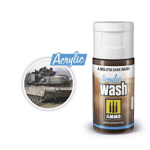 Ammo Mig 0708 - Wash akrylowy Dark Wash  15 ml