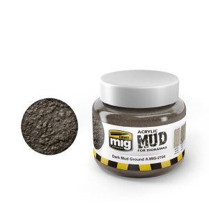 AMMO MIG 2104 - Acrylic Mud - Dark Mud Ground 250 ml