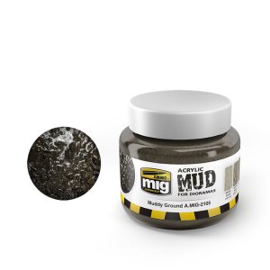 AMMO MIG 2105 - Acrylic Mud - Muddy Ground 250 ml