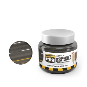 AMMO MIG 2107 - Acrylic Mud - Asphalt Texture Ground 250 ml