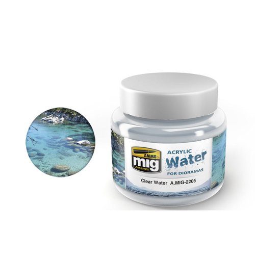 Przejdź do produktu AMMO MIG 2205 - Acrylic Water - Clear Water 250 ml