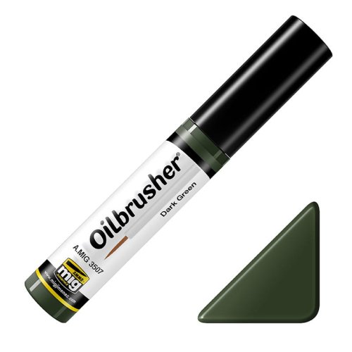 Przejdź do produktu AMMO MIG 3507 - Oilbrusher - Dark Green