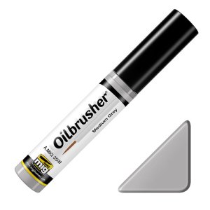 AMMO MIG 3509 - Oilbrusher - Medium Grey