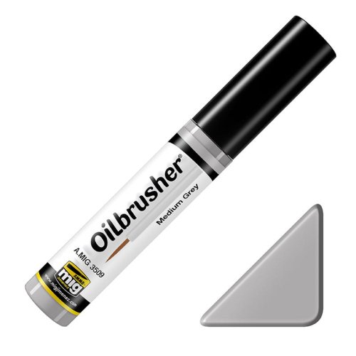 Przejdź do produktu AMMO MIG 3509 - Oilbrusher - Medium Grey