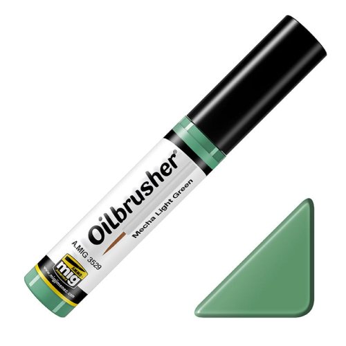 Przejdź do produktu AMMO MIG 3529 - Oilbrusher - Mecha Light Green
