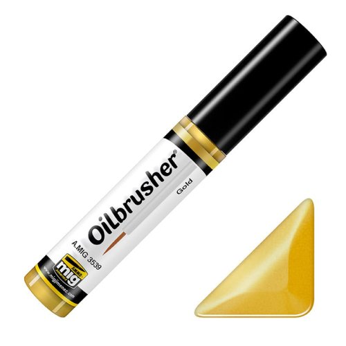 Przejdź do produktu AMMO MIG 3539 - Oilbrusher - Gold
