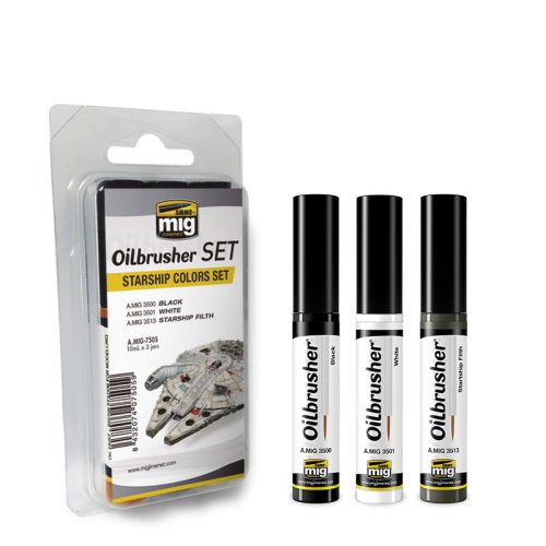 Przejdź do produktu AMMO MIG 7505 - Oilbrusher Set - Starship Colors Set