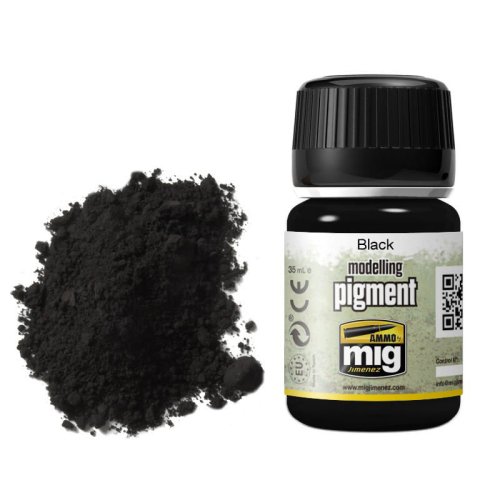 Przejdź do produktu Ammo Mig 3001 - Pigment Black 35 ml