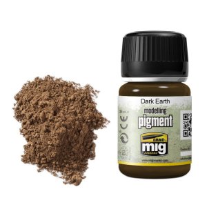 Ammo Mig 3007 - Pigment Dark Earth 35 ml