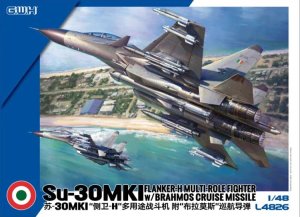 Great Wall Hobby 4826 - 1:48 Su-30MKI Flanker-H Multi-Role Fighter w/BrahMos Cruise Missile