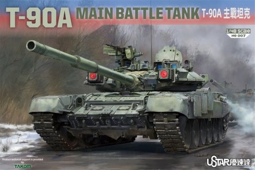 Przejdź do produktu Ustar NO-007 Suyata - 1:48 T-90A Main Battle Tank
