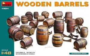 Miniart 49014 - 1:48 Wooden Barrels
