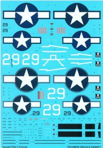 TECHMOD 32008 - 1:32 Vought F4U-1A Corsair
