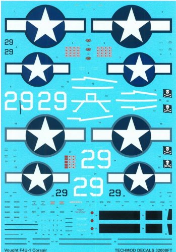 Przejdź do produktu TECHMOD 32008 - 1:32 Vought F4U-1A Corsair