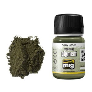 Ammo Mig 3019 - Pigment Army Green 35 ml